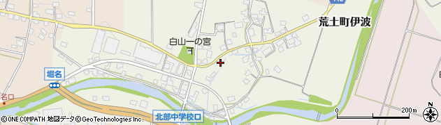 福井県勝山市荒土町伊波周辺の地図