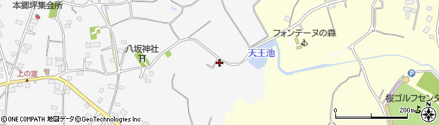 茨城県つくば市上ノ室1394周辺の地図