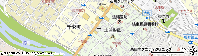 センター電機株式会社　土浦支店周辺の地図