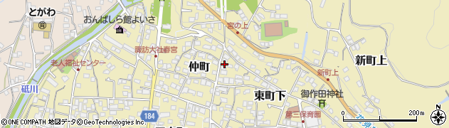 長野県諏訪郡下諏訪町505-4周辺の地図
