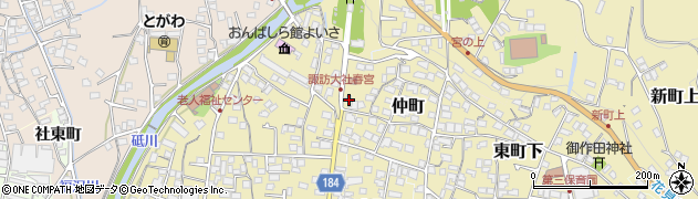 長野県諏訪郡下諏訪町469周辺の地図