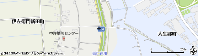 茨城県常総市大生郷新田町876周辺の地図
