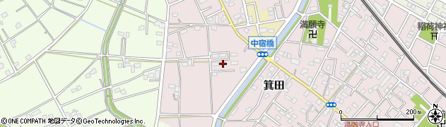 埼玉県鴻巣市箕田109周辺の地図