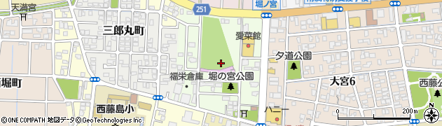 福井県福井市堀ノ宮周辺の地図