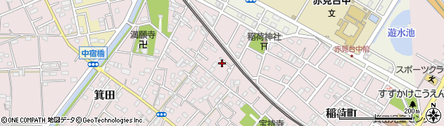 埼玉県鴻巣市箕田1319周辺の地図