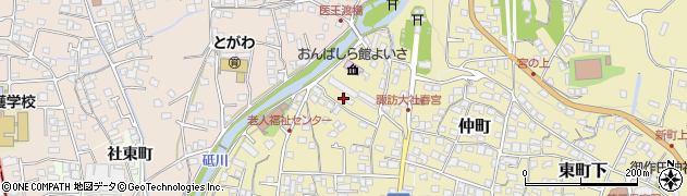 長野県諏訪郡下諏訪町162周辺の地図