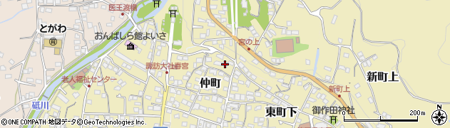 長野県諏訪郡下諏訪町495周辺の地図