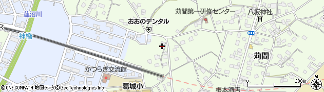 茨城県つくば市苅間1100周辺の地図