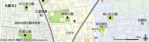 ＰＬ教団福井教会周辺の地図