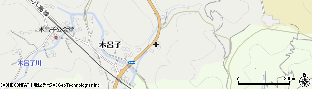 埼玉県比企郡小川町木呂子7周辺の地図