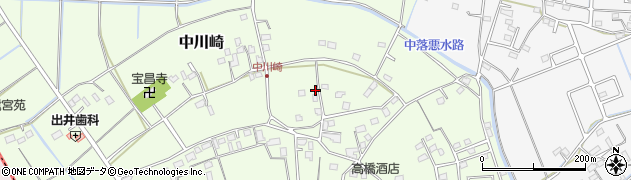 埼玉県幸手市中川崎434周辺の地図