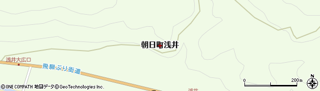 岐阜県高山市朝日町浅井周辺の地図