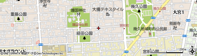 福井県福井市大宮2丁目周辺の地図