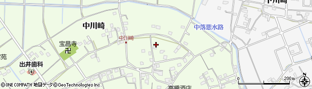 埼玉県幸手市中川崎周辺の地図