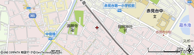 埼玉県鴻巣市箕田1256周辺の地図