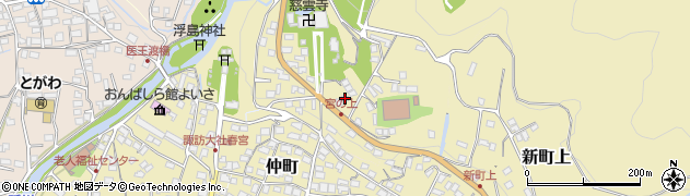 長野県諏訪郡下諏訪町600周辺の地図
