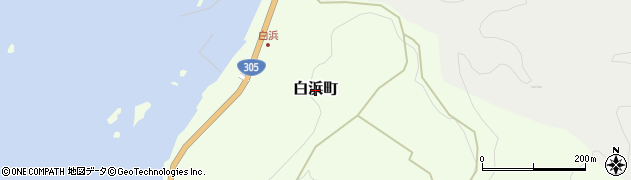 福井県福井市白浜町周辺の地図