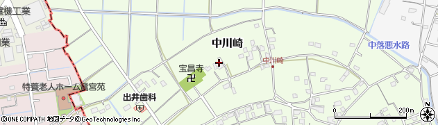 埼玉県幸手市中川崎237周辺の地図