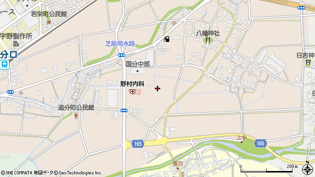 〒910-0826 福井県福井市上中町の地図