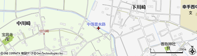 埼玉県幸手市中川崎394周辺の地図