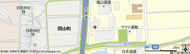 株式会社カナモト福井営業所周辺の地図