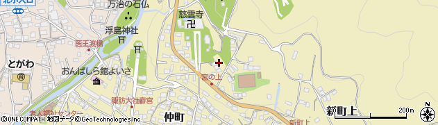 長野県諏訪郡下諏訪町605周辺の地図