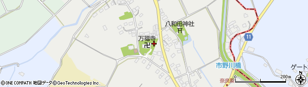 埼玉県比企郡小川町奈良梨923周辺の地図