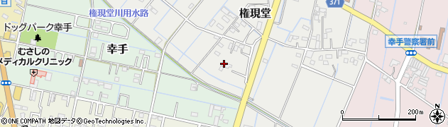 埼玉県幸手市権現堂508周辺の地図