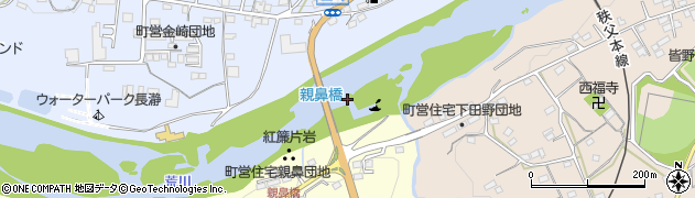 親鼻橋周辺の地図