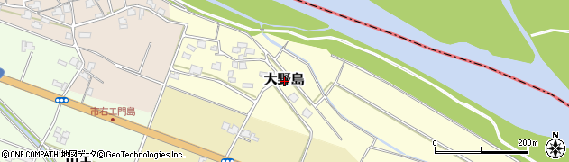 福井県永平寺町（吉田郡）大野島周辺の地図