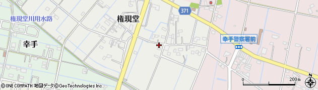 埼玉県幸手市権現堂120周辺の地図