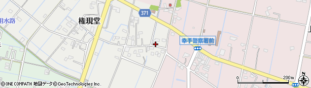 埼玉県幸手市権現堂163周辺の地図