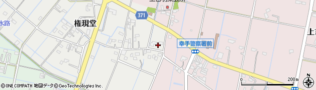 埼玉県幸手市権現堂162周辺の地図
