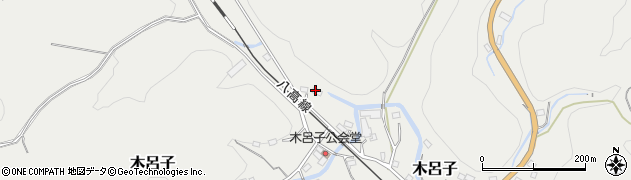埼玉県比企郡小川町木呂子170周辺の地図