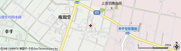 埼玉県幸手市権現堂200周辺の地図