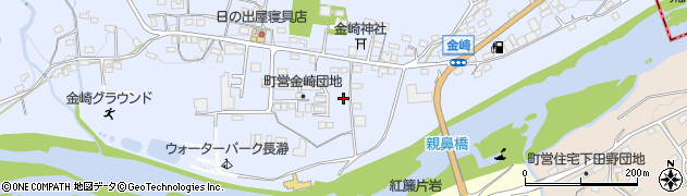 埼玉県皆野町（秩父郡）金崎周辺の地図