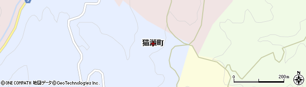 福井県福井市猫瀬町周辺の地図