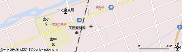 岐阜県高山市一之宮町野添3235周辺の地図