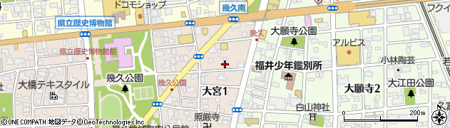 麺屋 はなび 福井店周辺の地図