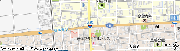 大宮交番前周辺の地図