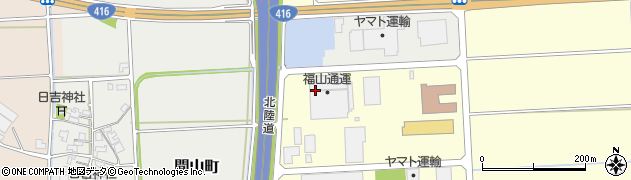 福山通運株式会社　福井支店集荷受付専用周辺の地図