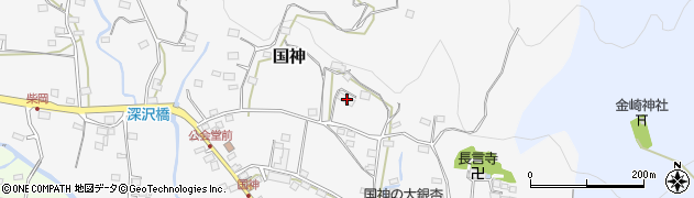 埼玉県秩父郡皆野町国神899周辺の地図