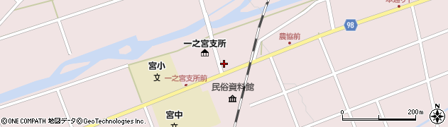 岐阜県高山市一之宮町本通上周辺の地図
