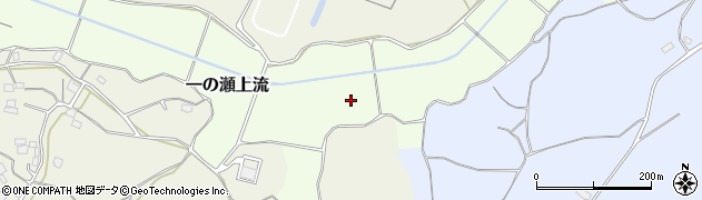 茨城県かすみがうら市一の瀬上流周辺の地図