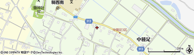 埼玉県加須市中種足1118周辺の地図