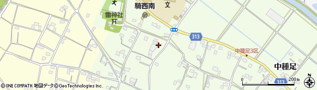 埼玉県加須市中種足1282周辺の地図