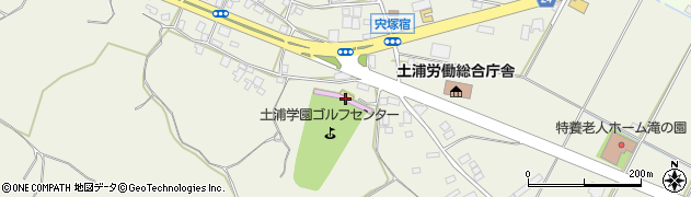 土浦学園ゴルフセンター周辺の地図