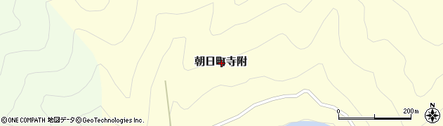 岐阜県高山市朝日町寺附周辺の地図