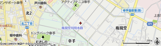 埼玉県幸手市権現堂486周辺の地図
