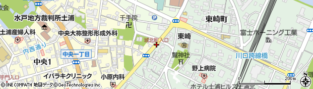 城北町入口周辺の地図